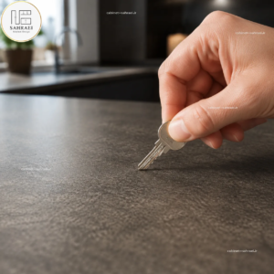 بررسی مقاومت صفحه کابینت HPL در برابر خط و خش