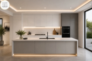 نمونه کابینت آشپزخانه مدرن با طراحی مینیمال